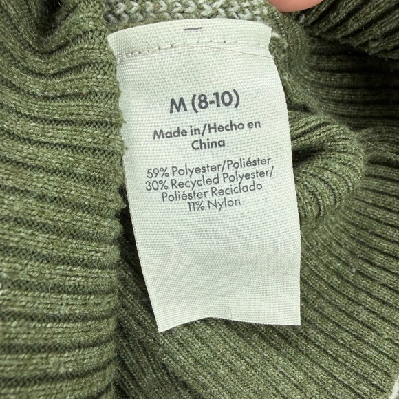 No Boundaries Women's Green Floral Knit V Neck Button-Up‎ Cardigan Y2K Boho Soft - Picture 10 of 10